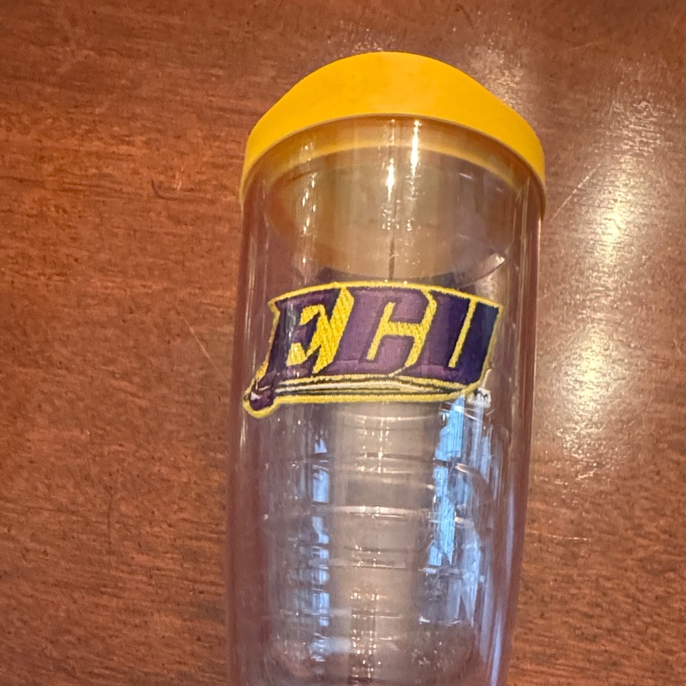 ECU Terri’s 16 oz Tumbler with Yellow Lid